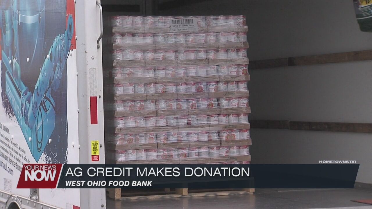 AgCredit makes food donation to West Ohio Food Bank
